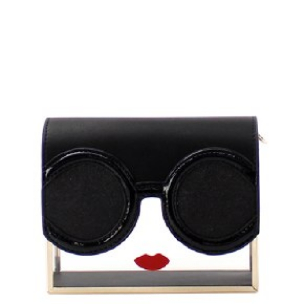 Fashionista" Clear Clutch Bag